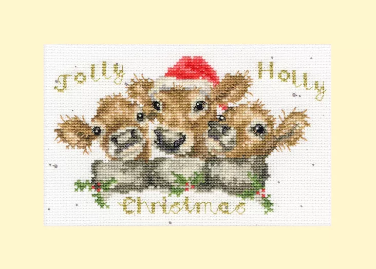 (image for) Christmas Card - Jolly Holly